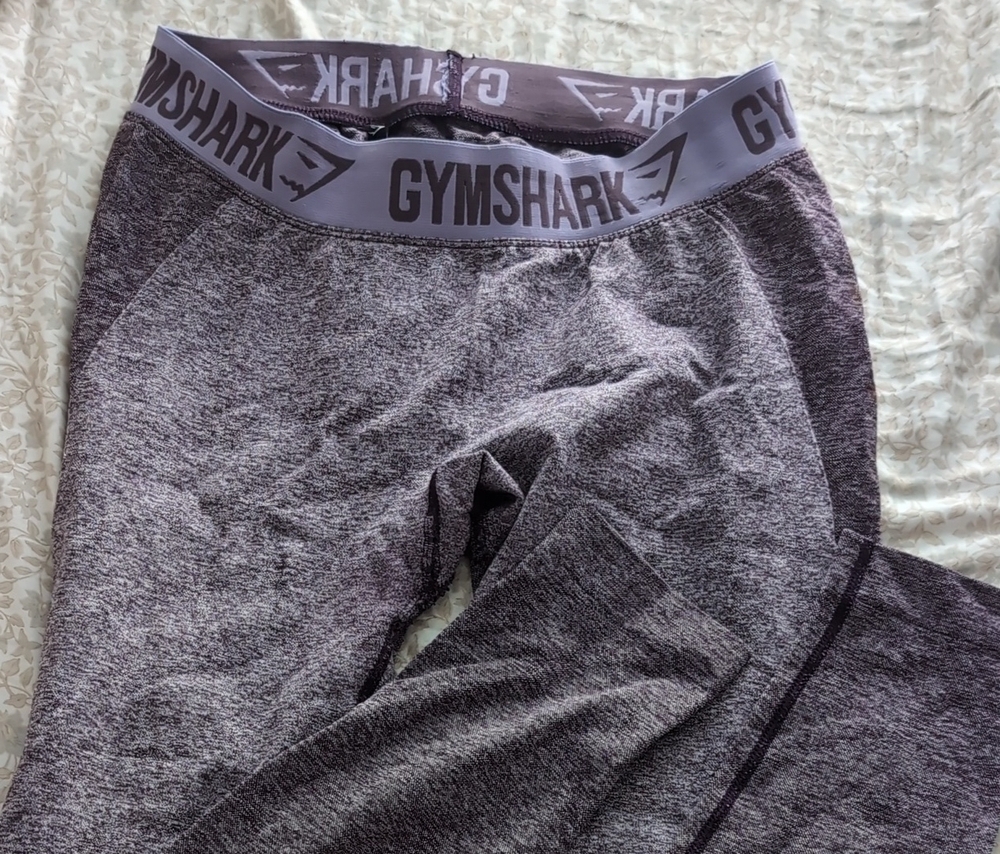 Gymshark Womens’s Heathered Marle Mauve Seamless Leggings